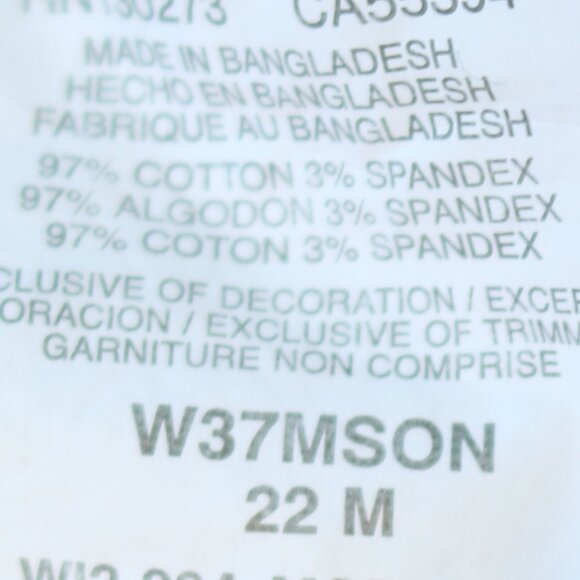 Lee Riders Mocha Brown Midrise Stretch Cotton Back Wide Elastic Waist Sz 22 - Picture 7 of 7